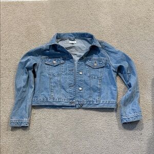 Topshop Blue Denim Jacket